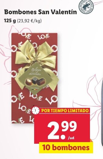 Lidl Bombones San Valentín oferta