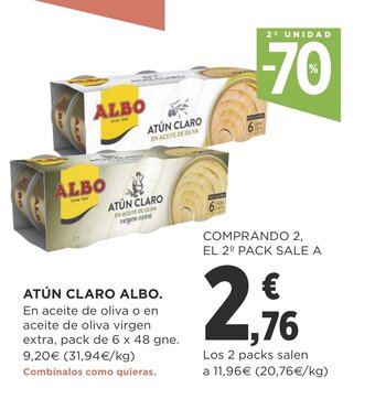Supercor Atún Claro Albo oferta