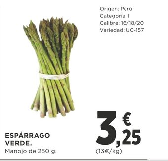 Supercor Espárrago Verde oferta