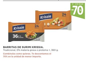 Supercor Barritas De Surimi Krissia oferta