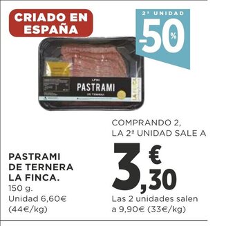 Supercor Pastrami de Ternera la Finca oferta