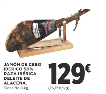 Supercor Jamón De Cebo Ibérico 50% Raza Ibérica Deleite De Alacena oferta
