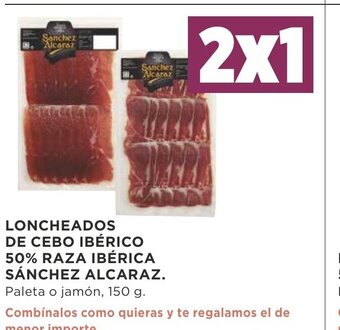 Supercor Loncheados De Cebo Ibérico 50% Raza Ibérica Sanchez Alcaraz oferta