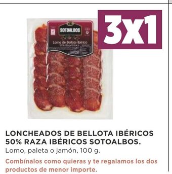 Supercor Loncheados De Bellota Ibéricos 50% Raza Ibéricos Sotoalbos oferta
