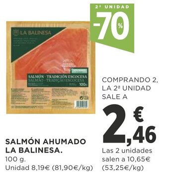 Supercor Salmón Ahumado La Balinesa oferta