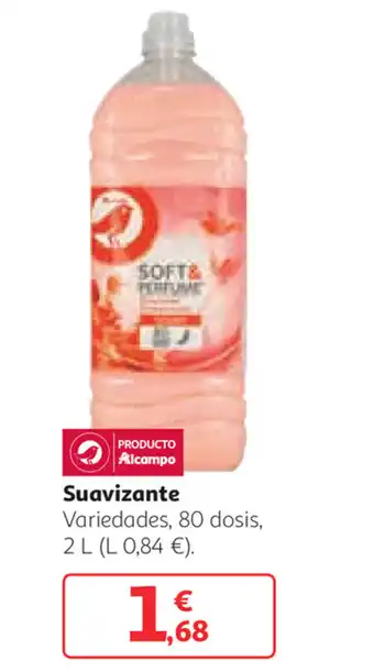 Alcampo Suavizante Variedades, 80 dosis, 2 L oferta