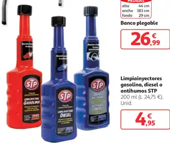 Alcampo STP Limpiainyectores gasolina, diesel o antihumos 200ml oferta