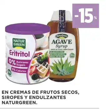 Supercor Cremas de Frutos Secos, Siropes Y Endulzantes Naturgreen oferta