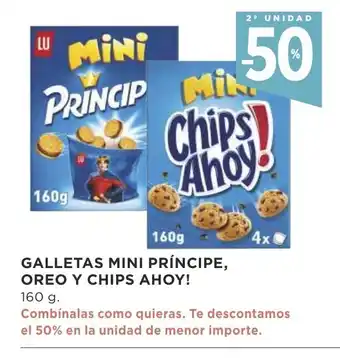 Supercor Galletas Mini Príncipe, Oreo Y Chips Ahoy! oferta