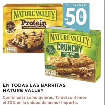 Supercor En Todas Las Barritas Nature Valley oferta