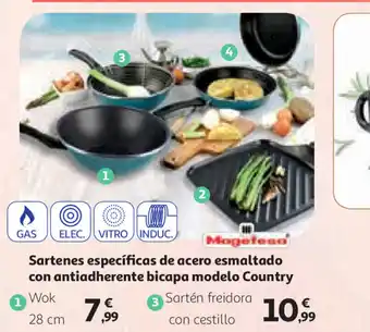Alcampo Sartén freidora con cestillo oferta