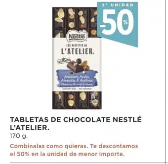 Supercor Tabletas de Chocolate Nestlé L'Atelier oferta