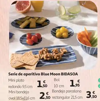 Alcampo Bidasoa Serie de aperitivo Blue Moon oferta