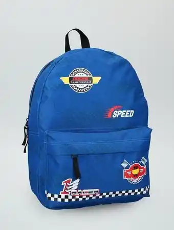 Mochila estilo 'carrera de coches'
