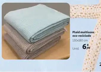 Alcampo Plaid multiusos eco-reciclado 130x180cm oferta