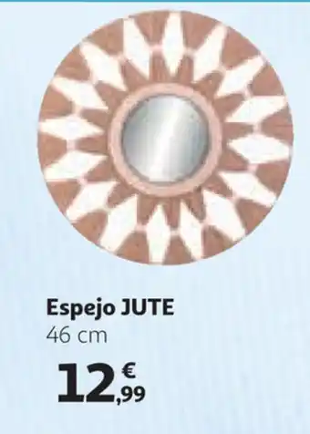 Alcampo Espejo Jute 46 cm oferta