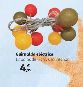Alcampo Guirmalda eléctrica 12 bolsa de 6 cm oferta