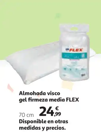 Alcampo Flex Almohada visco gel firmeza media 70 cm oferta