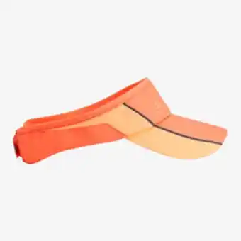 Decathlon Visera ajustable running rojo coral oferta