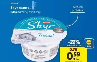 Lidl Skyr Natural oferta