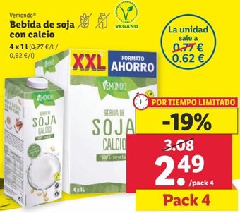 Lidl Bebida de Soja Con Calcio oferta