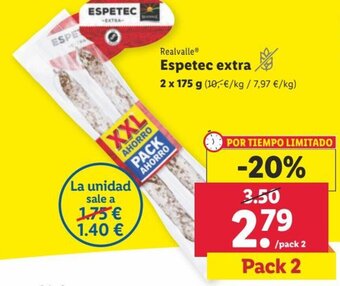 Lidl Espetec Extra oferta