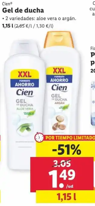 Lidl Gel Ducha oferta