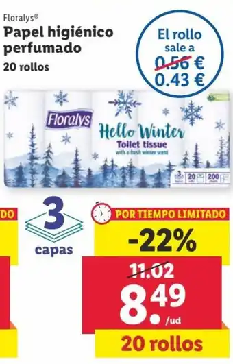 Lidl Papel Higiénico Perfumado oferta