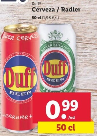 Lidl Cerveza/ Radler oferta