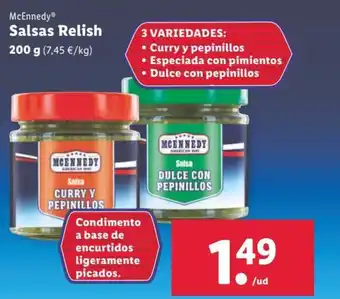 Lidl Salsas Relish oferta