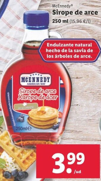 Lidl Sirope de Arce oferta