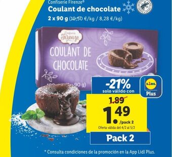 Lidl Coulant de Chocolate oferta