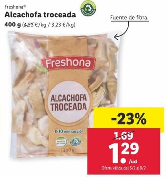 Lidl Alcachofa Troceada oferta