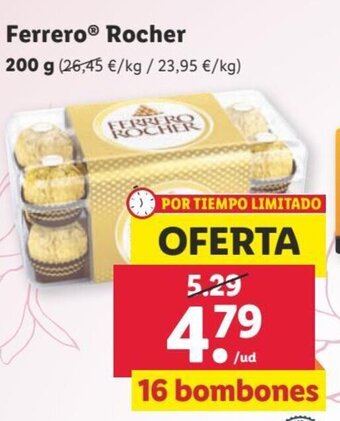 Lidl Ferrero Rocher oferta