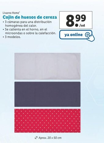 Lidl Cojín de Huesos de Cereza oferta