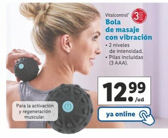 Lidl Bola de Masaje Con Vibración oferta