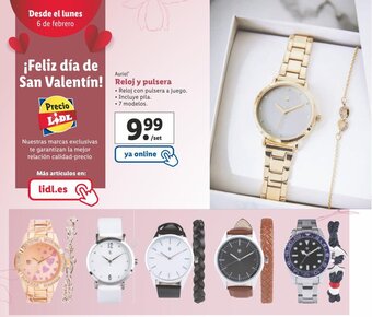 Lidl Reloj y Pulsera oferta