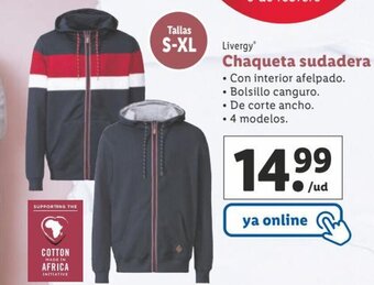 Lidl Chaqueta Sudadera oferta