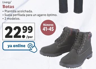 Lidl Botas oferta