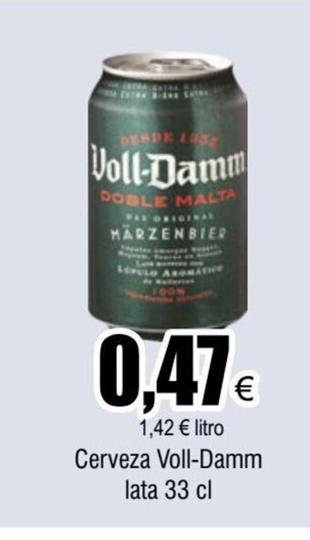 FROIZ Cerveza Voll-Damm Lata 33cl oferta