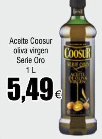 FROIZ Aceite Coosur Oliva Virgen Serie Oro oferta