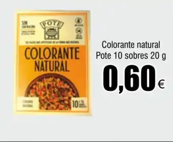 FROIZ Colorante Natural Pote 10 Sobres 20 g oferta