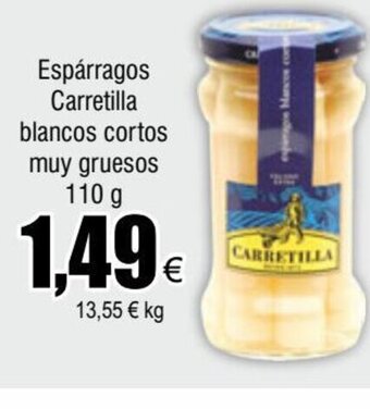 FROIZ Espárragos Carretilla Blancos Cortos Muy Gruesos 110 g oferta