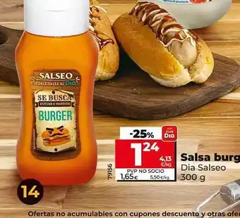 Dia Salsa burger dia salseo oferta