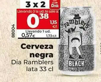 Dia Cerveza negra dia ramblers oferta