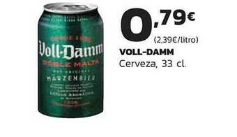 Supermercados Lupa Voll-damm cerveza oferta