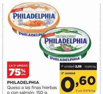 Alimerka Philadelphia queso alas finas herbas o con salmón oferta