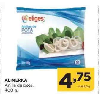 Alimerka Alimerka anilla de pota, 400 g oferta