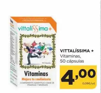 Alimerka Vittalíssima + vitaminas, 50 cápsulas oferta
