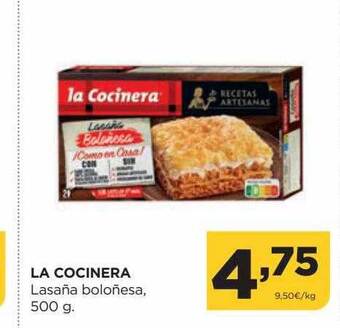 Alimerka La cocinera lasaña boloñesa, 500 g oferta